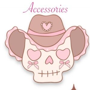 Accessories!  Our newest section features scarves, belts and hair pieces!